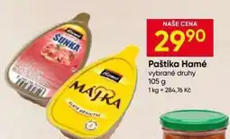Hruška Paštika Hamé nabídka