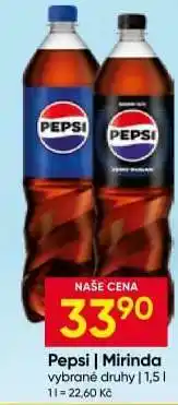 Hruška Pepsi, Mirinda nabídka