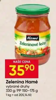 Hruška Zelenina Hamé nabídka