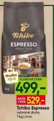 Hruška Tchibo Espresso nabídka