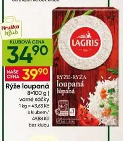 Hruška Rýže loupaná nabídka