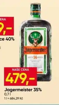 Hruška Jägermeister 35 % nabídka