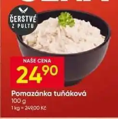 Hruška Pomazánka tuňáková nabídka