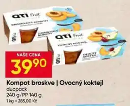 Hruška Kompot broskve | Ovocný koktejl nabídka