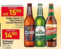 Hruška Holba Šerák 11 Zubr Grand Litovel Moravan nabídka