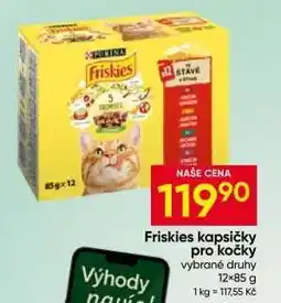 Hruška Friskies Kapsičky pro kočky nabídka