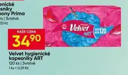 Hruška Velvet hygienické kapesníky ART nabídka