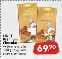 Coop LINDT Premium Chocolate nabídka
