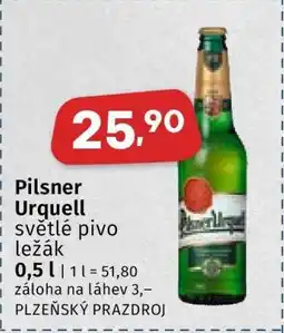 Coop Pilsner Urquell nabídka