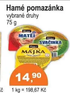 COOP DISKONT HAMÉ POMAZÁNKA nabídka