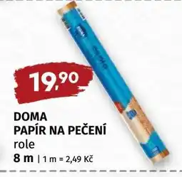 Coop DOMA PAPÍR NA PEČENÍ nabídka