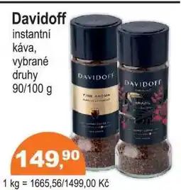 COOP DISKONT Davidoff nabídka