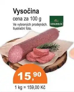 COOP DISKONT Vysočina nabídka