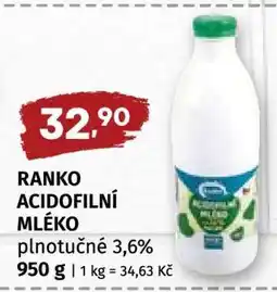 Coop RANKO ACIDOFLNÍ MLÉKO nabídka
