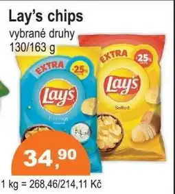 COOP DISKONT Lay’s chips nabídka