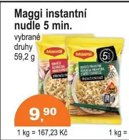 COOP DISKONT Maggi instantní nudle 5 min nabídka
