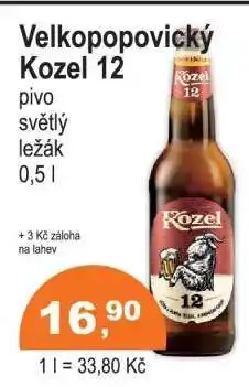 COOP DISKONT VELKOPOPOVICKÝ KOZEL 12 nabídka