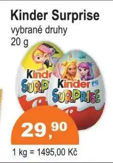 COOP DISKONT KINDER SURPRISE nabídka