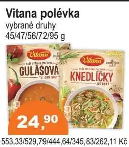 COOP DISKONT Vitana Polévka nabídka