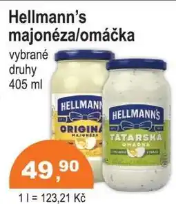 COOP DISKONT Hellmann's Majonéza, Omáčka nabídka