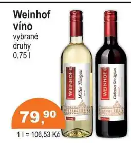 COOP DISKONT Weinhof víno nabídka