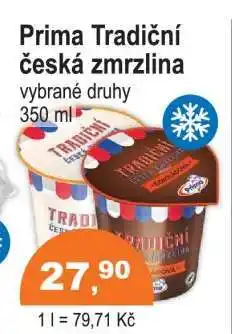 COOP DISKONT Prima tradiční česká zmrzlina nabídka