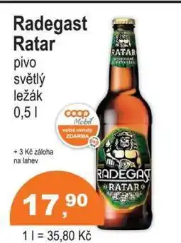 COOP DISKONT Radegast Ratar nabídka