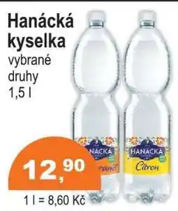 COOP DISKONT Hanácká kyselka nabídka