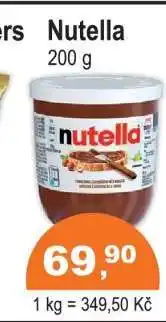 COOP DISKONT Nutella nabídka