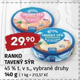 Coop RANKO TAVENÝ SÝR nabídka