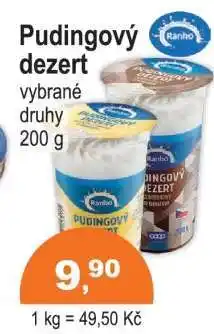 COOP DISKONT Pudingový dezert nabídka