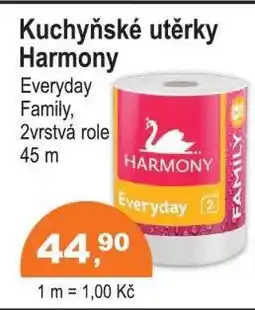COOP DISKONT Kuchyňské utěrky Harmony nabídka