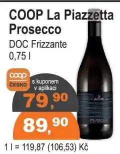 COOP DISKONT COOP La Piazzetta Prosecco nabídka