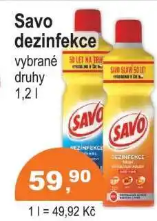 COOP DISKONT Savo dezinfekce nabídka