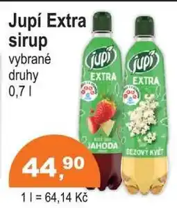 COOP DISKONT Jupí Extra sirup nabídka