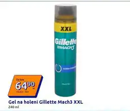 Action Gel na holení Gillette Mach3 XXL nabídka