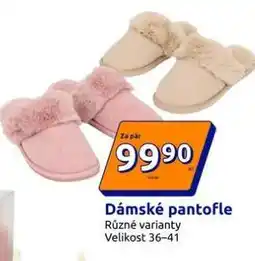 Action DÁMSKÉ PANTOFLE nabídka