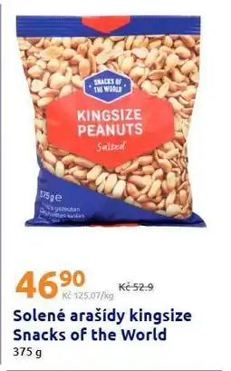 Action Solené arašídy kingsize Snacks of the World nabídka