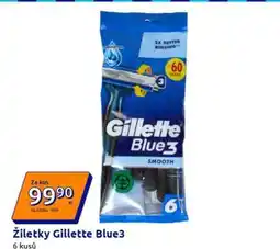 Action Žiletky Gillette Blue3 nabídka