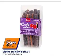 Action Sladké trubičky Becky's nabídka
