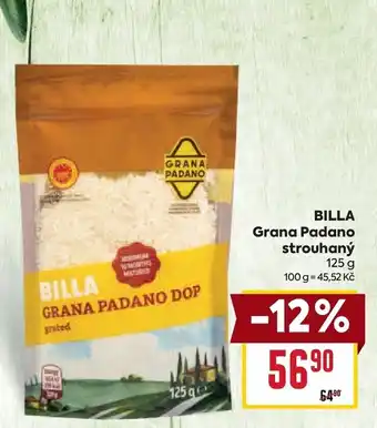 Billa grana padano strouhaný