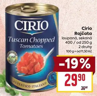 Cirio rajčata loupaná, sekaná