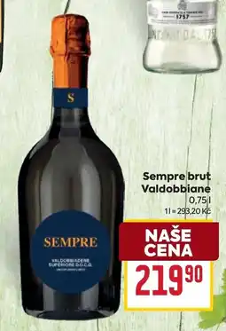 Billa Sempre valdobbiadene superiore d.o.c.g. nabídka