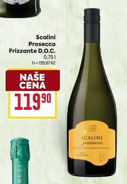 Billa Scalini Prosecco nabídka