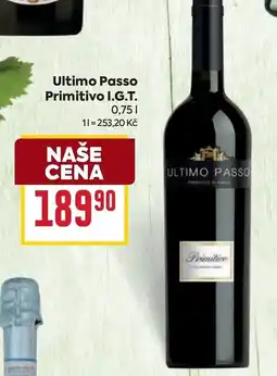 Billa Ultimo Passo Primitivo I.G.T. nabídka