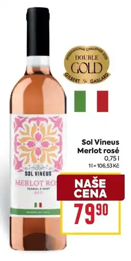 Billa Sol Vineus Merlot rosé nabídka