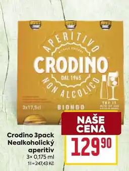 Billa Crodino nealkoholický aperitiv nabídka