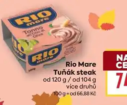 Billa Rio Mare Tuňák steak nabídka