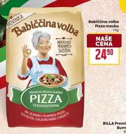 Billa Babiččina volba pizza nabídka