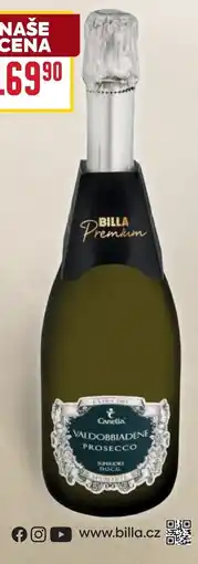 Billa Canella Valdobbiadene Prosecco nabídka